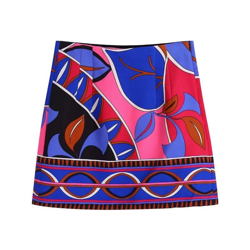 Print Skirt b