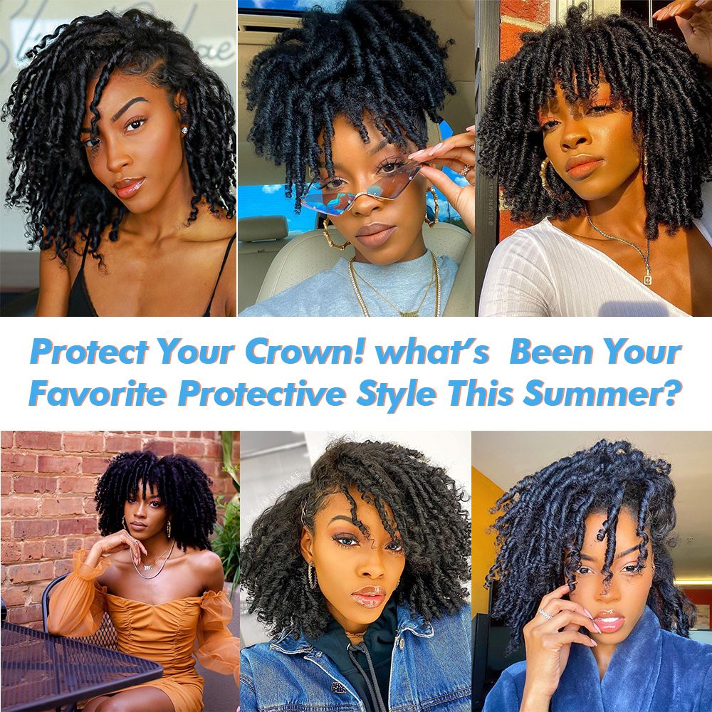 LX Brand Short Hair Dreadlock Wig Curly Synthetic Soft Faux Locs Wigs With Bangs For Black LX Brand Short Hair Dreadlock Wig Curly Synthetic Soft Faux Locs Wigs With Bangs For Black