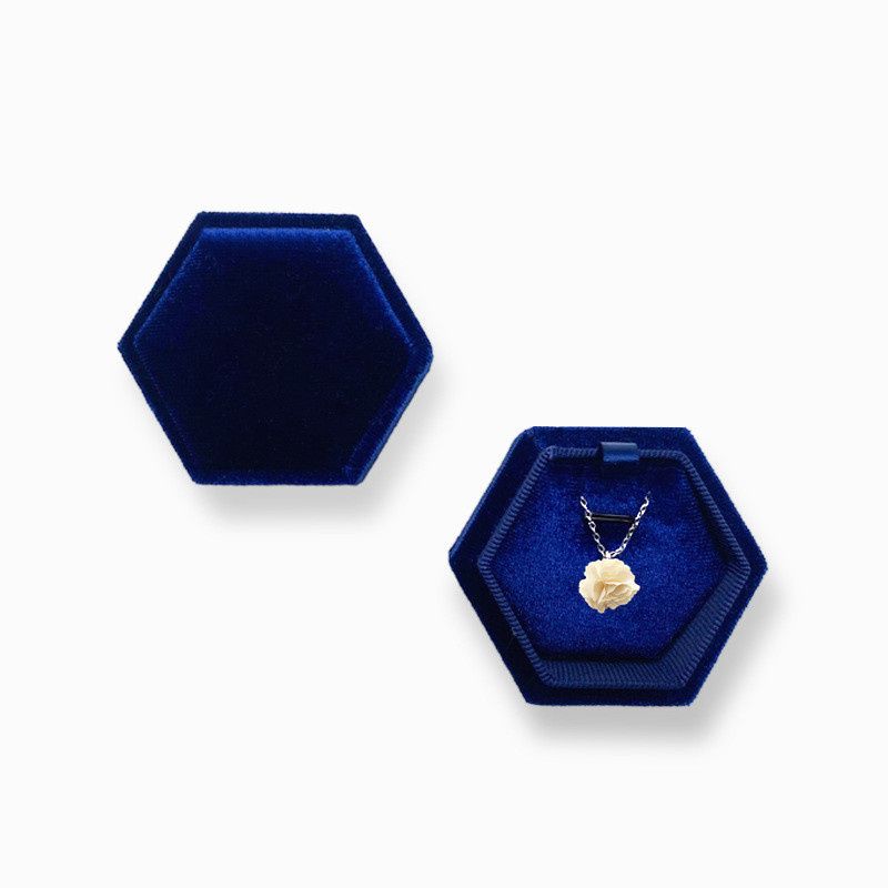 Boîte pendentielle bleu foncé