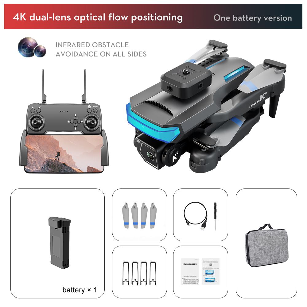 Black 4K Camera+1*Battery