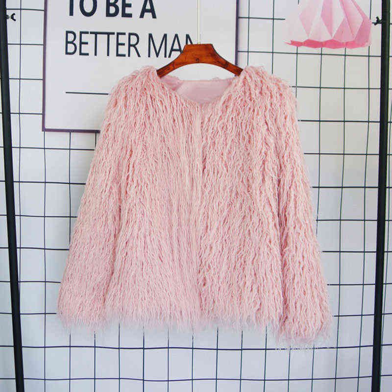 Pink Fur Coat