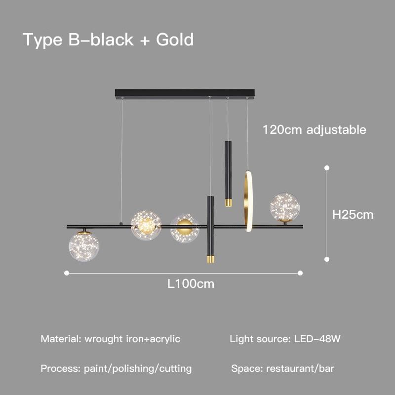 Typ B - schwarze Helligkeit dimmbar