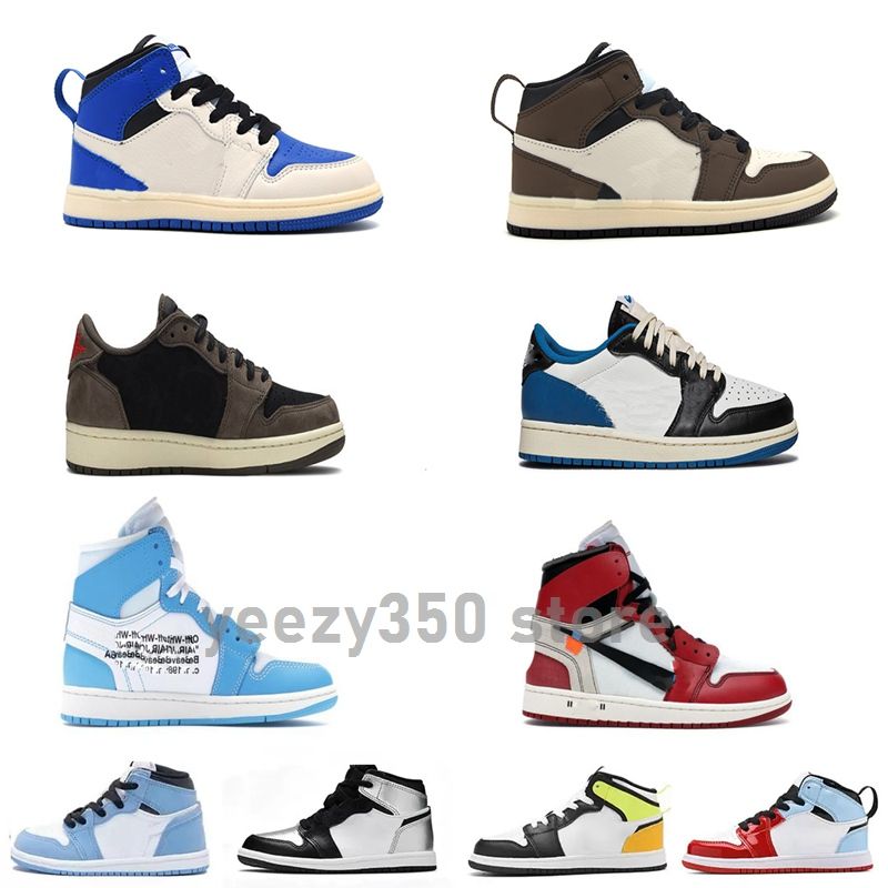 Compra Beberos Zapatillas De Deporte Og Co.Jp Azul Ts Real Metálico Metálico  Dedo Del Pie Tropical Pintura Goteo Scotts Nena Nena 1 Mid Gs J I Infantil  Para Niños Oscuros Mocha Para