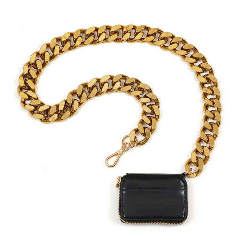 Gold Chain Black Small-10,5 cm