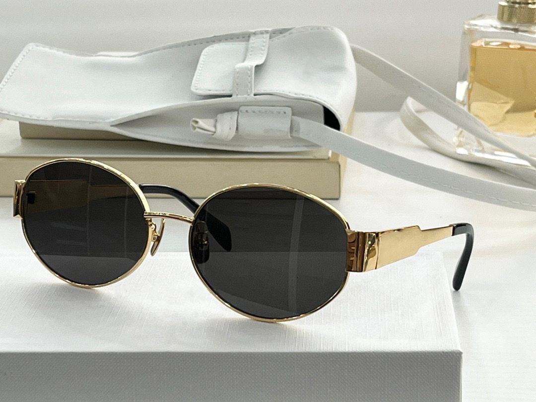 Gold Frame Grey Lenses