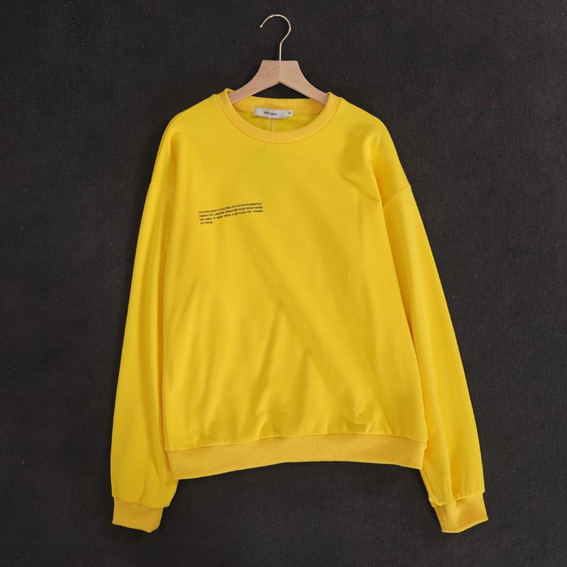 Sweat-shirt jaune