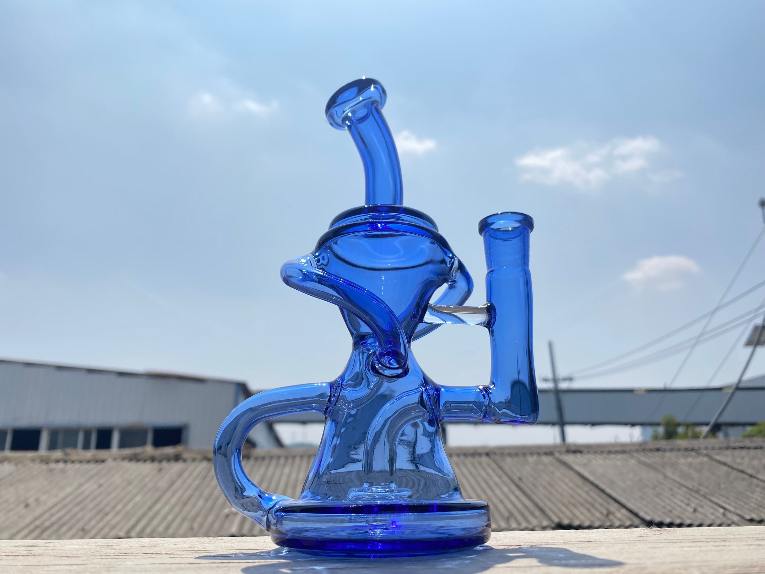 recycler bleu