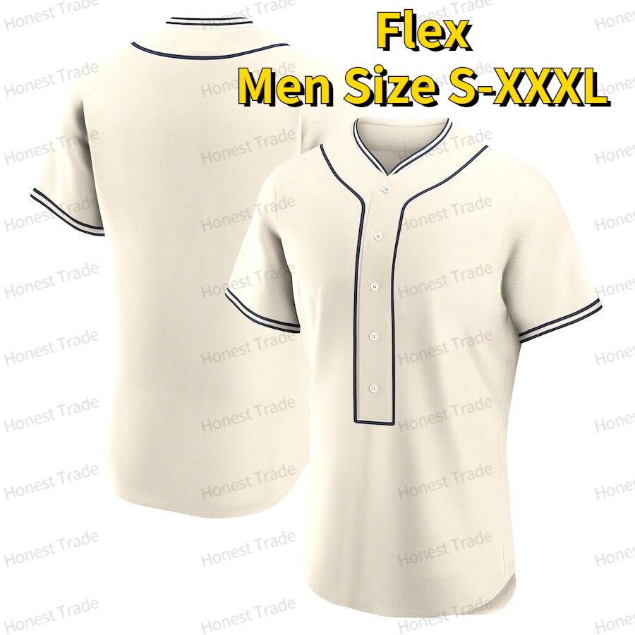 Jersey à la crème pour hommes, numéro seulement, flex