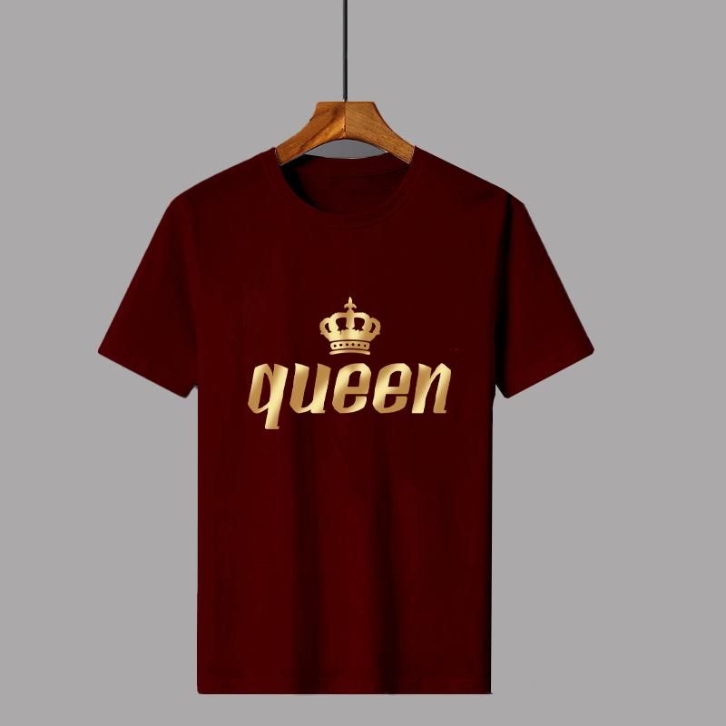 women burgundy queen