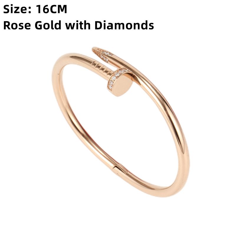 16cm Rose Gold with Diamonds