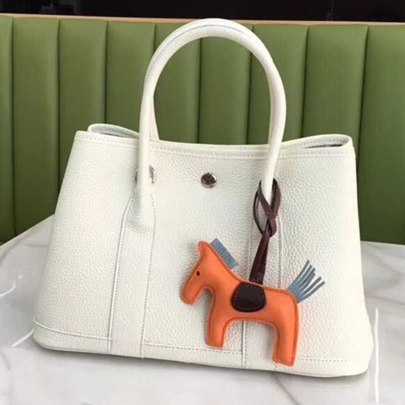 Borsa da giardino bianca da 36 cm di grandi dimensioni