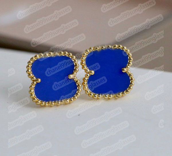 Gold + Blue(earrings)-China