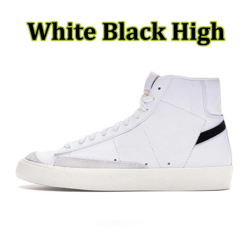 1 High Vintage White Black