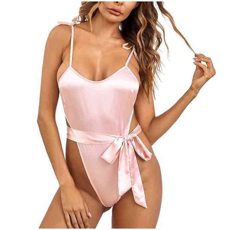 Sil Tor Sex Video Com - Nxy Sexy Suit Erotic Costumes Porn v Neck Straps Sleepwear Woman s  Underwear Silk Satin Pink Bandage Sex Shop Lingerie 0111