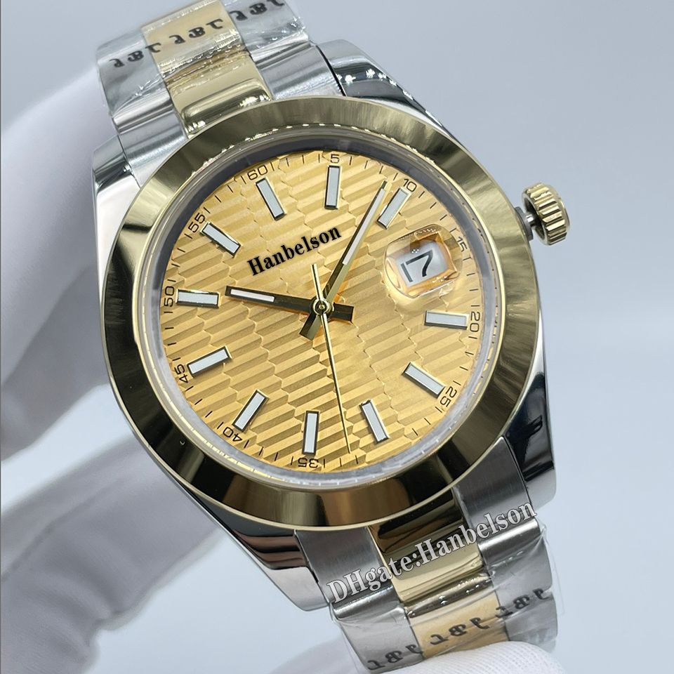 41MM Gold Dial Smooth Bezel