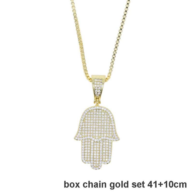 Doos ketting gouden set