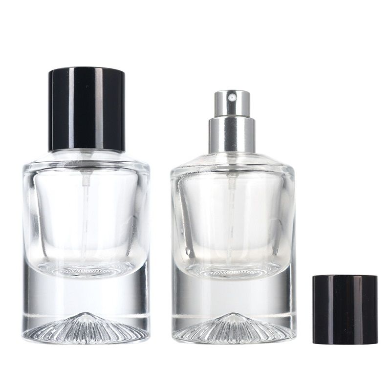 30ml Glossy Black Lid Silver Spray