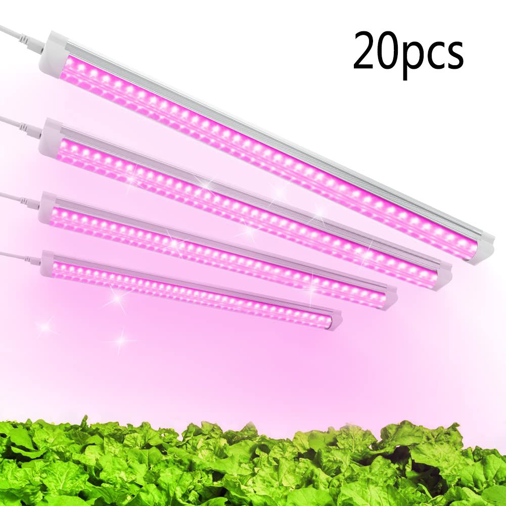 2フィートT8 LED Grow Light（ピンク）