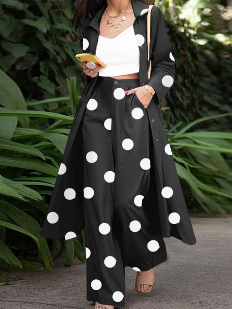 B-Polka Dot Black