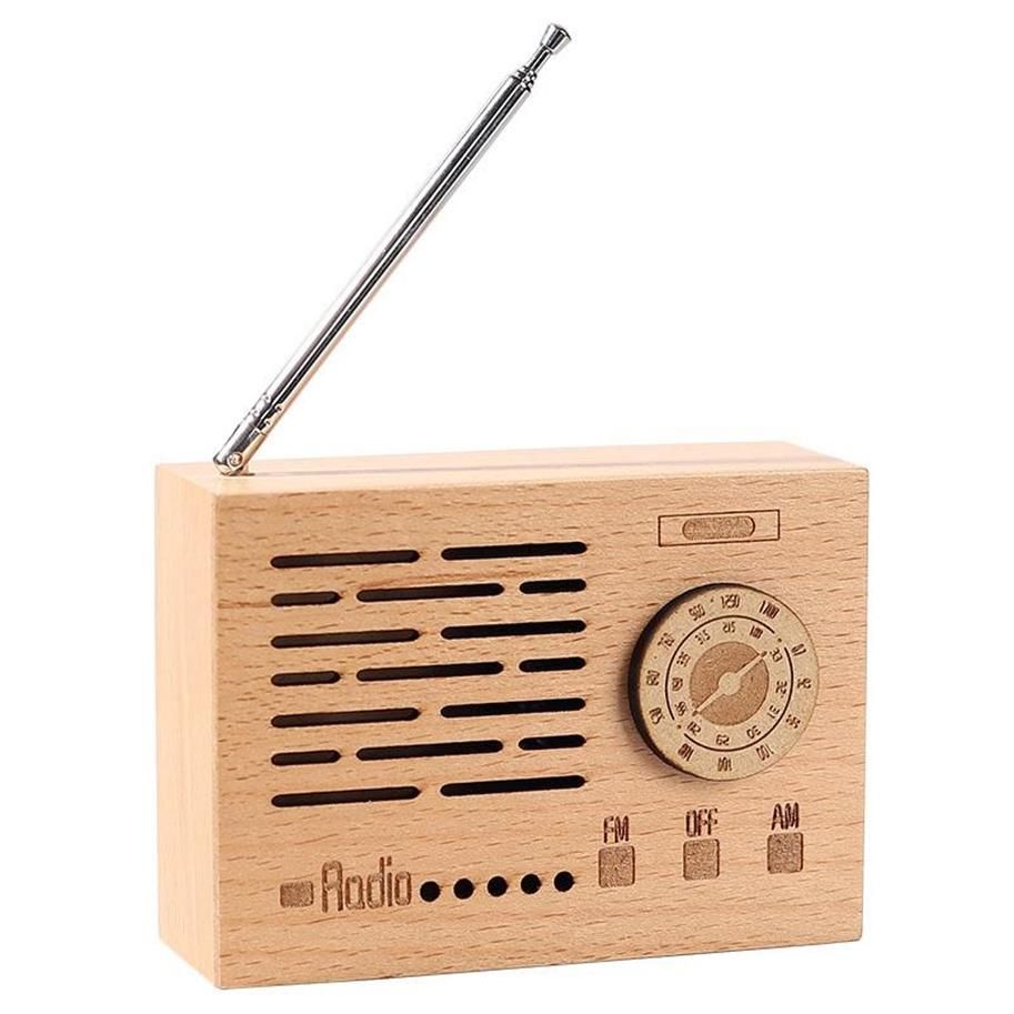 Vacante sabiduría toma una foto Caja de música de radio en forma de madera creative artesanías retro reglas  de cumpleaños regalos