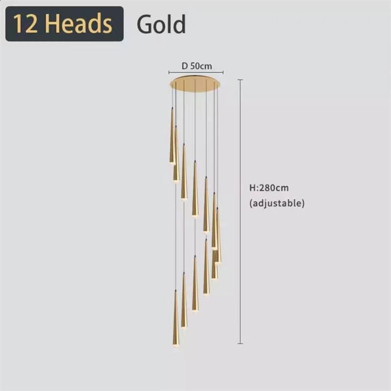 12 Heads-r Gold Cold White