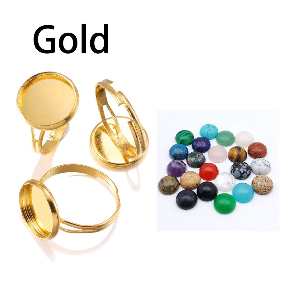 Gold Color Mix Stones