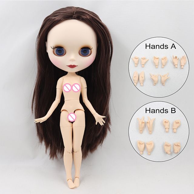 FACE MATTE BLANC-30 cm Hauteur Doll14