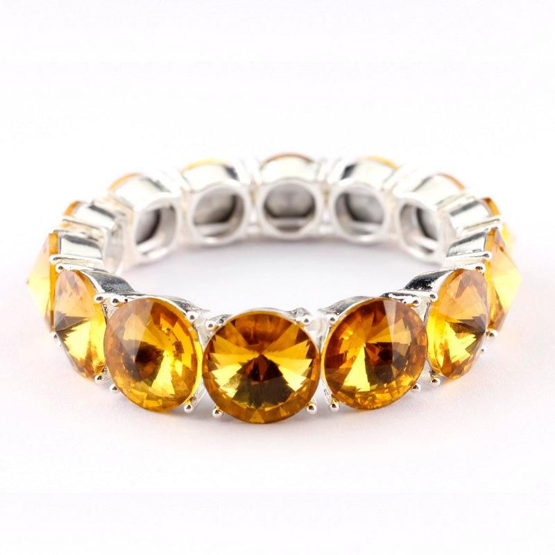 Silver Topaz Clear justerbar