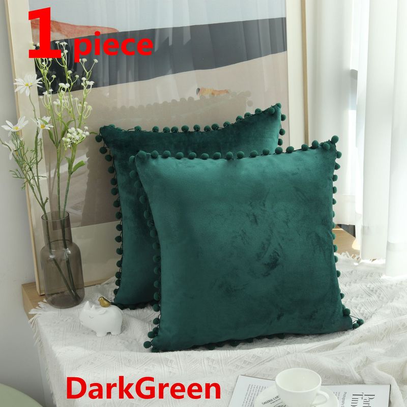 45x45cm Velvet-7253Darkgreen