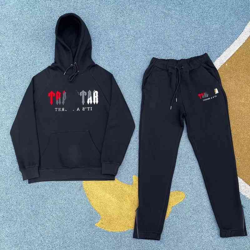 TS Black Red Suit (hoodie + byxor)