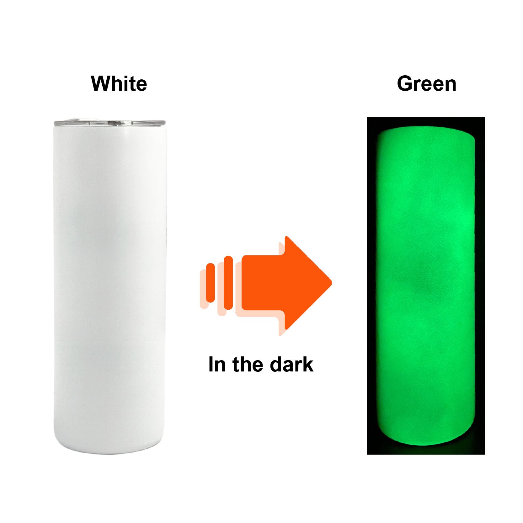 da bianco a verde
