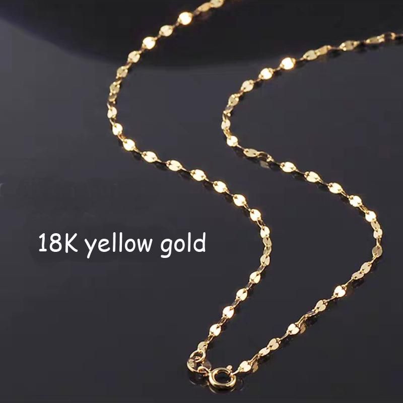 Or jaune 18 carats 45cm d'environ 0,5 g