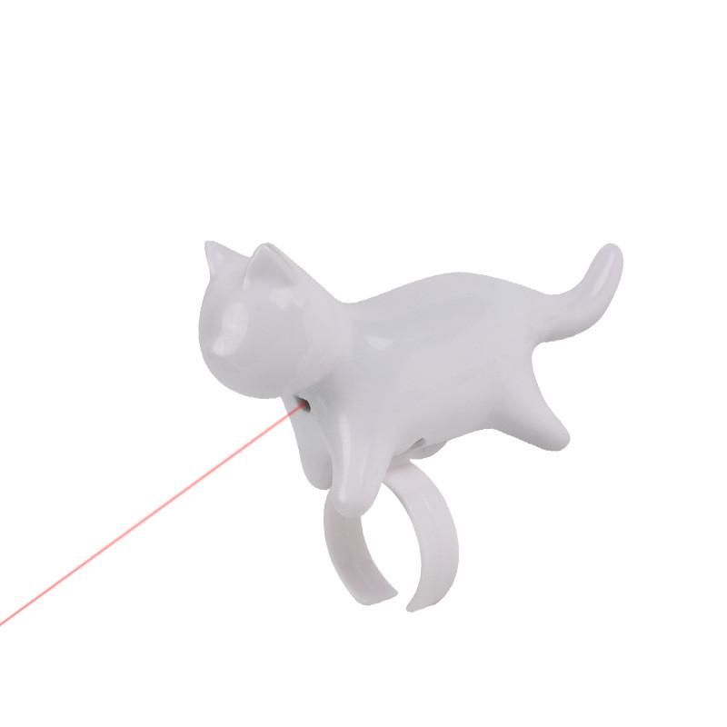 Gato laser branco