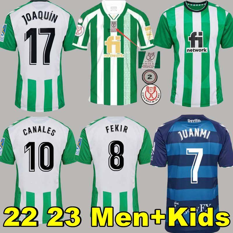 21 22 23 Betis Men Jerseys de Joaquín Camisa de fútbol Juanmi