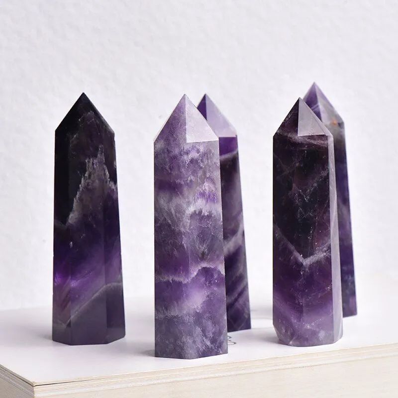 Dream Amethyst column(5-9cm)50-90g