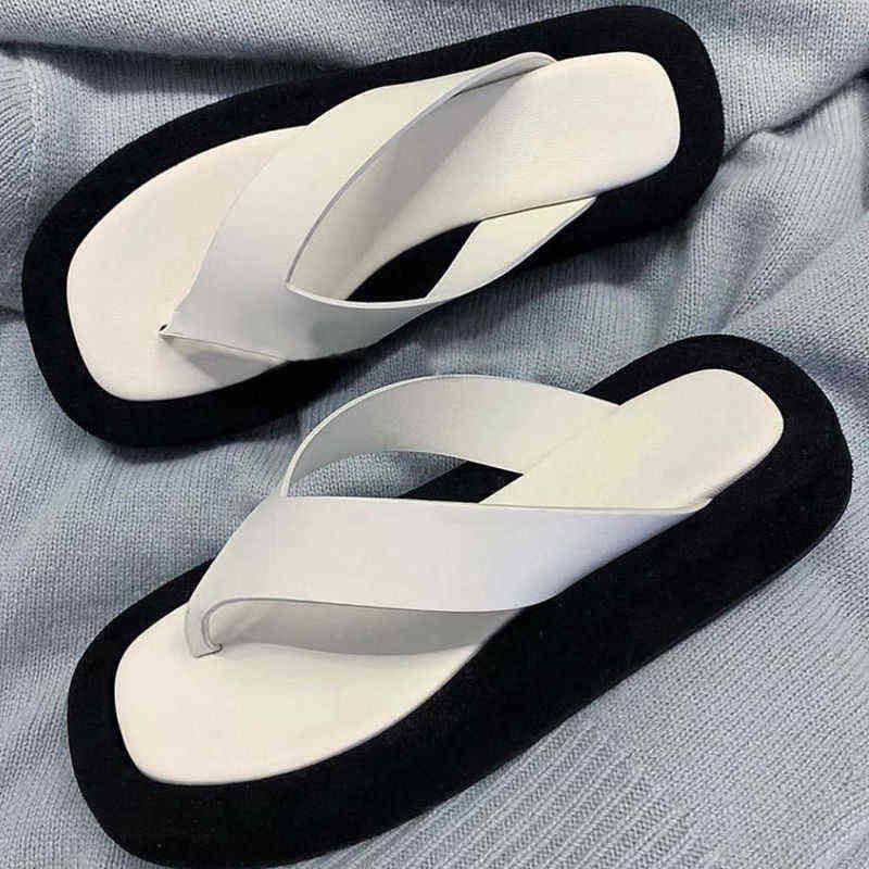 White Flip Flops