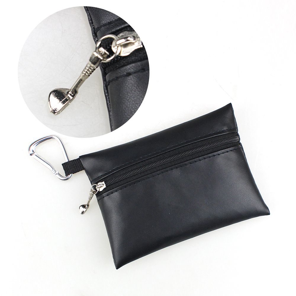 Black Golf Pouch Bag