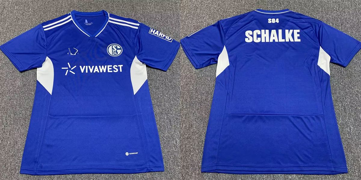 22 23 FC Schalke 04 Soccer T Fan Edition Polos Shirt Embroidery Summer Outdoor Sports Training Shirt From Wdoing, $13.08 |