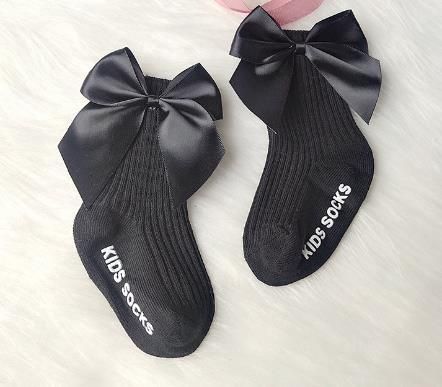 #3 Baby Girls Big Bow Socks