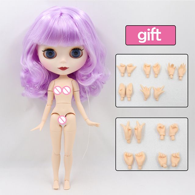 White Matte Face-30 cm Nude Doll6