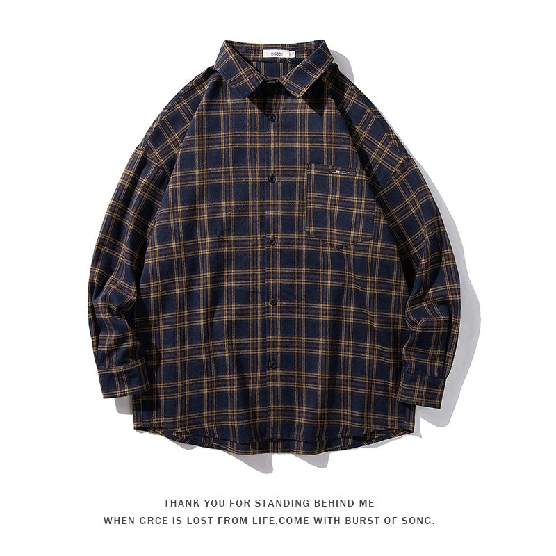 Dunkelblauer Plaid 01