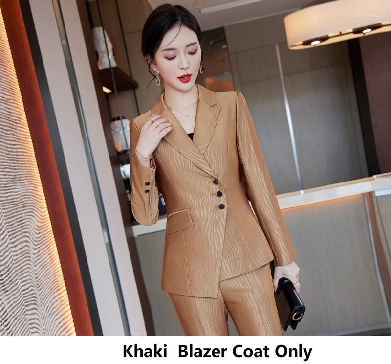 Khaki Blazer Coat