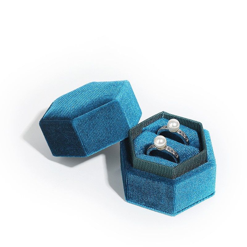 Double Ring Box bleu clair