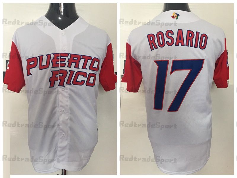 Javier Baez 9 Puerto Rico Light Tan Baseball Jersey — BORIZ