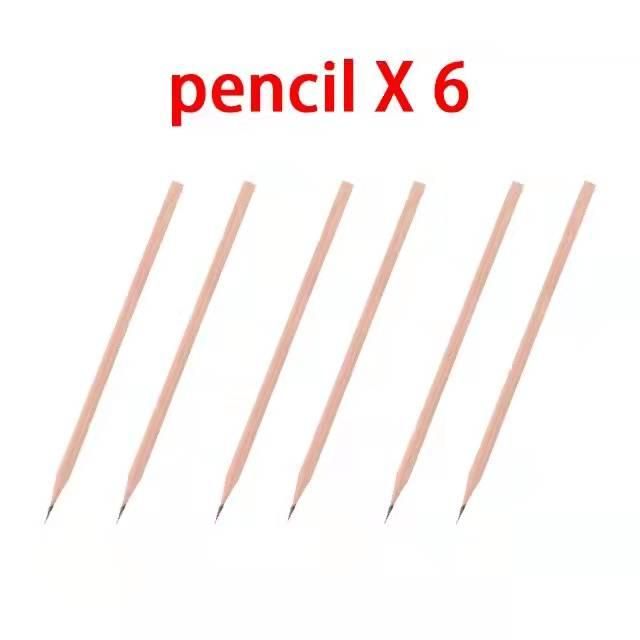 6 pencil