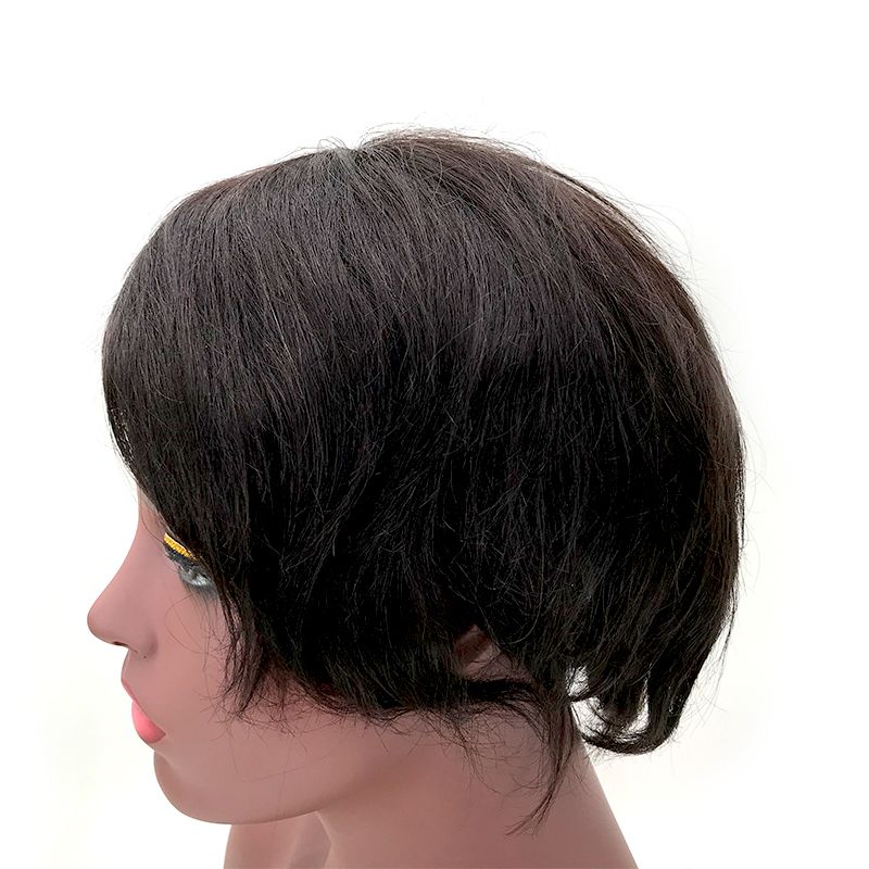 6inch ، 8x10inch ، toupee مستقيم