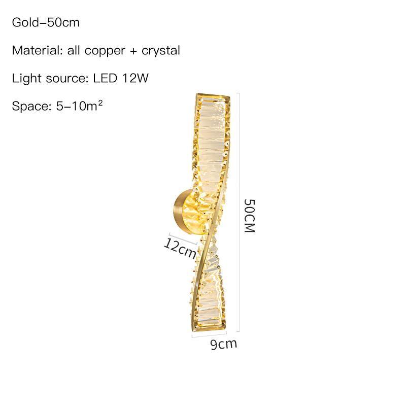 W - Guld 50 cm 3 färger