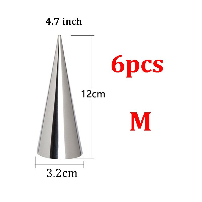 6pcs م مخروطية