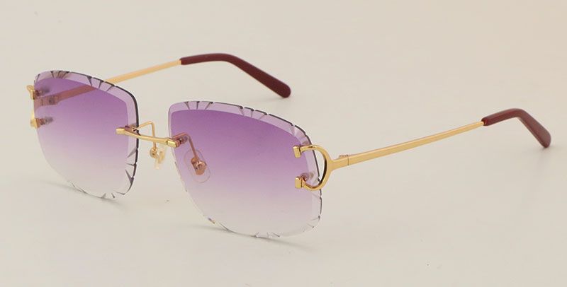 gold purple lens