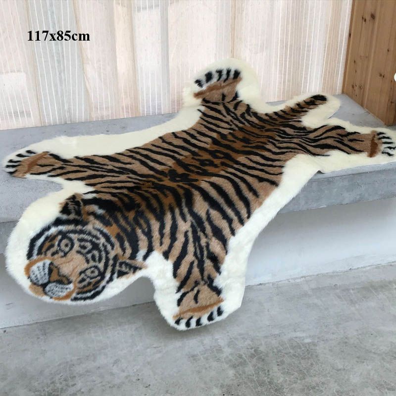 Тигр печатный коврик